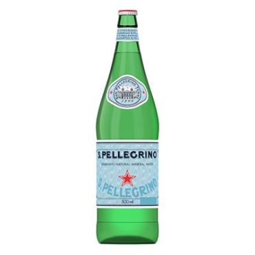 San Pellegrino Natural Sparkling Water Glass 500ml (24 X 500 ML)